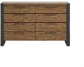 Hendrick Brown and Black Dresser
