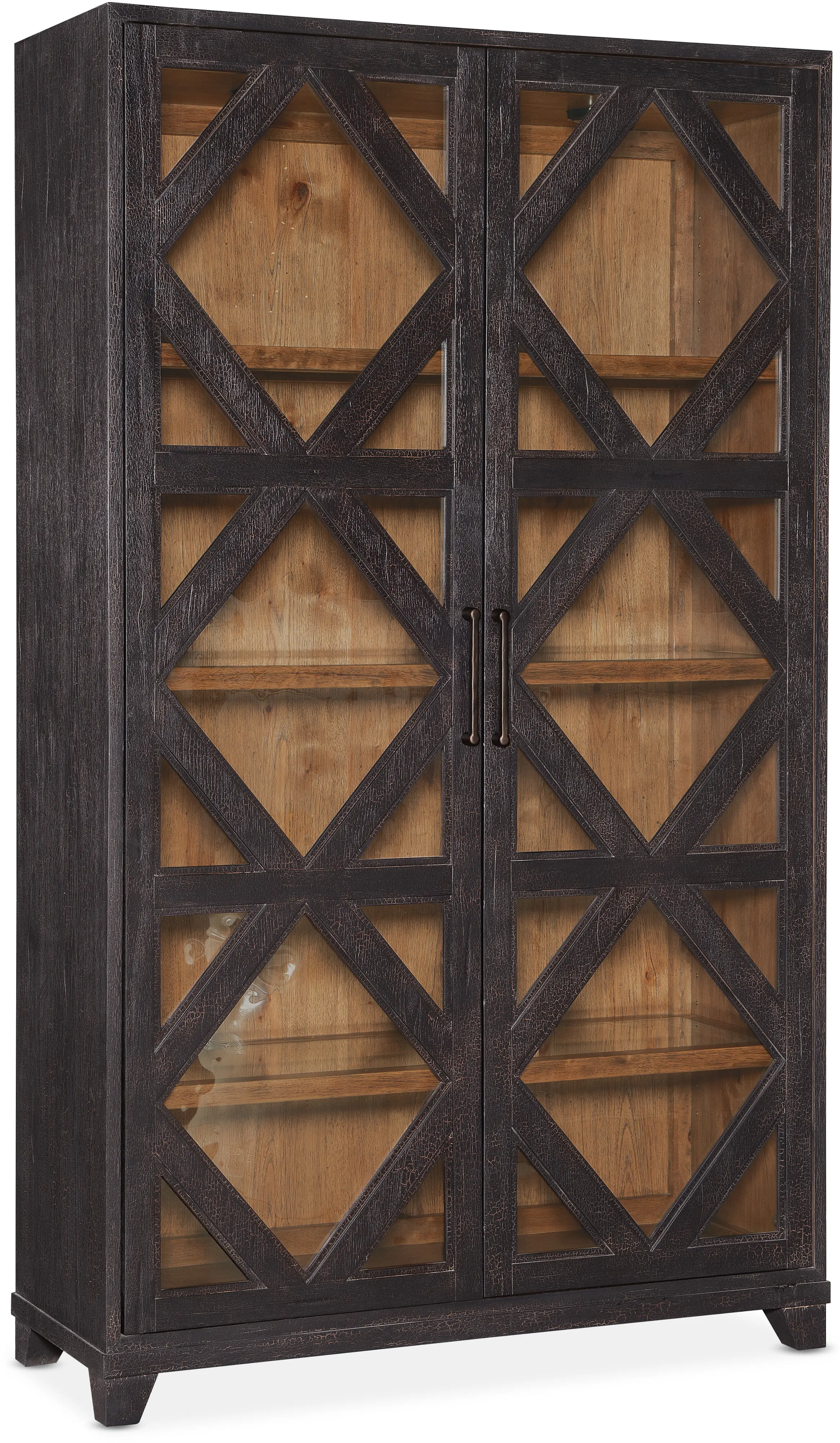 6700-75906-98 Big Sky Black Display Cabinet-1