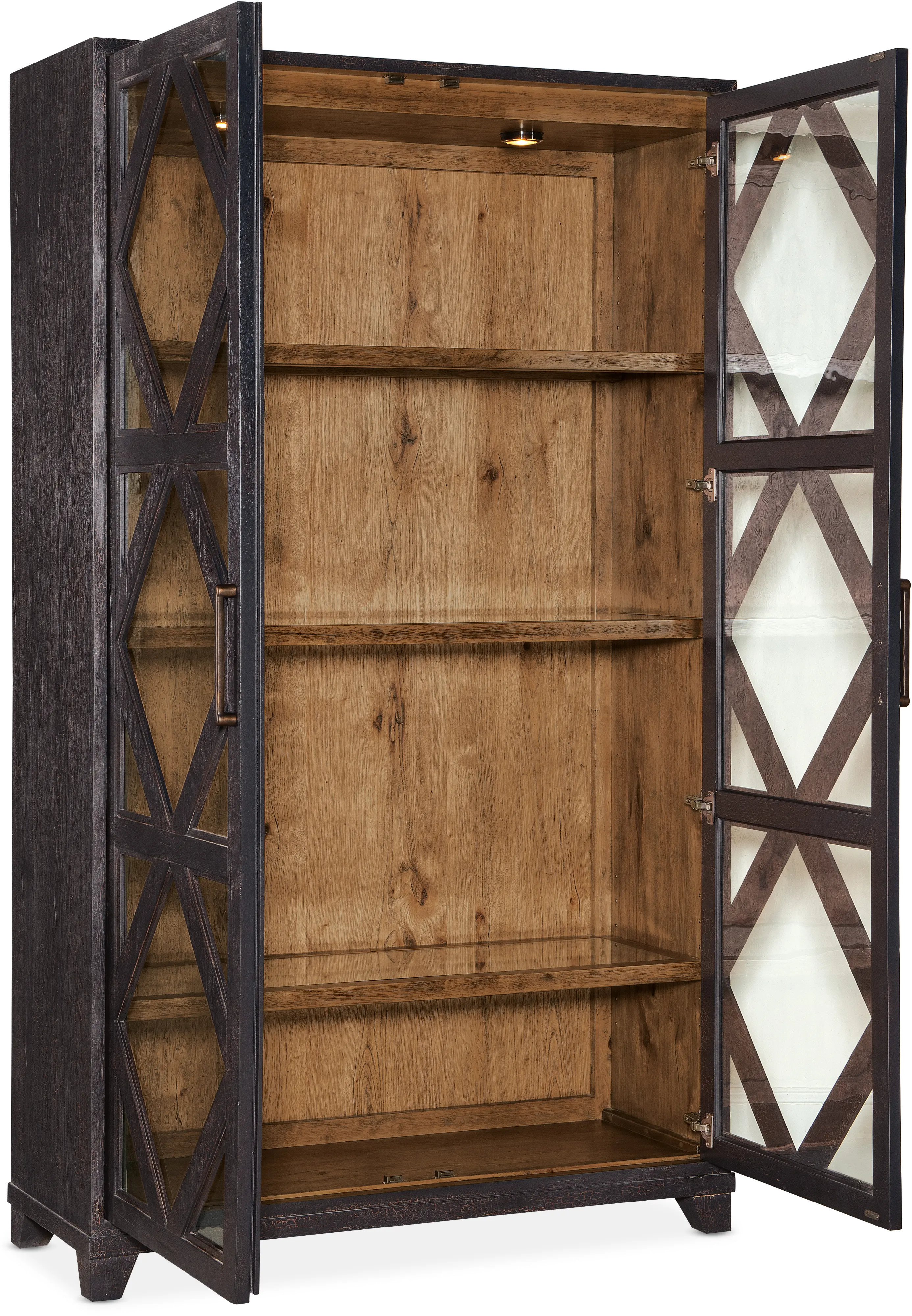 6700-75906-98 Big Sky Black Display Cabinet-6