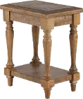 Augusta Brown Chairside Table