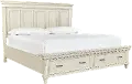 Carmen Ivory King Storage Bed