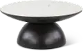 Circularity Black and White Coffee Table