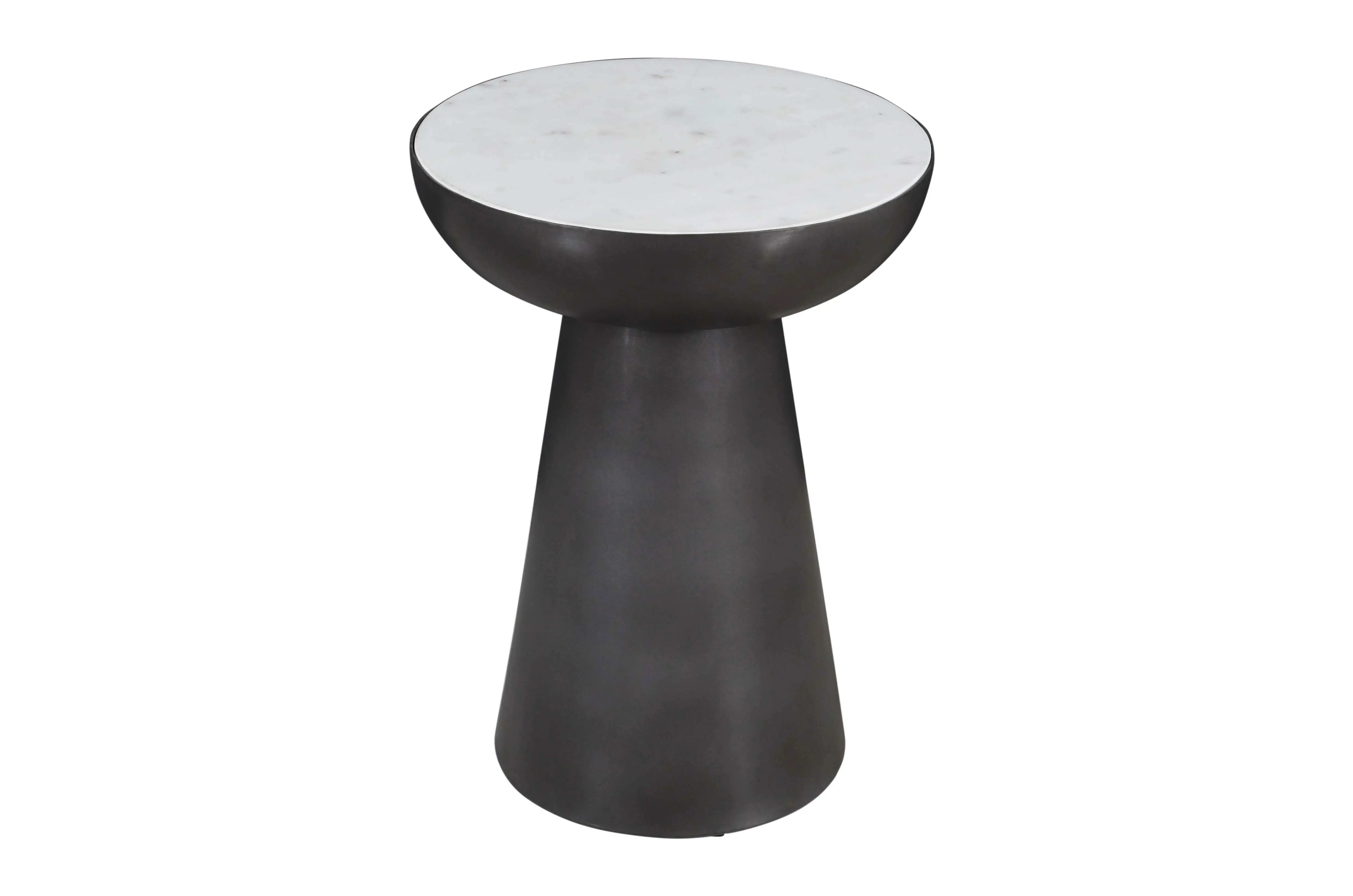 Circularity Black and White Chairside Table-1