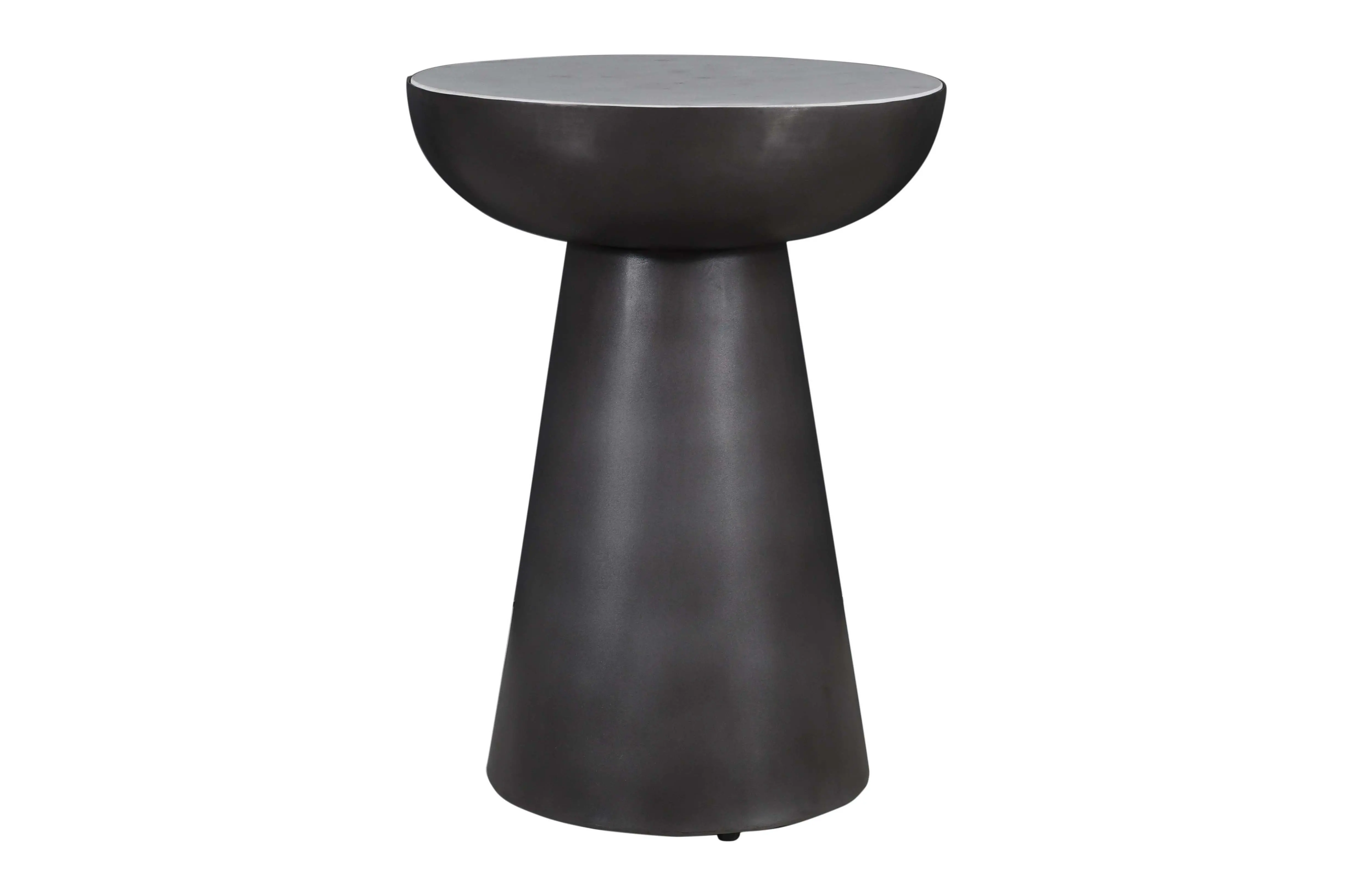 Circularity Black and White Chairside Table-4