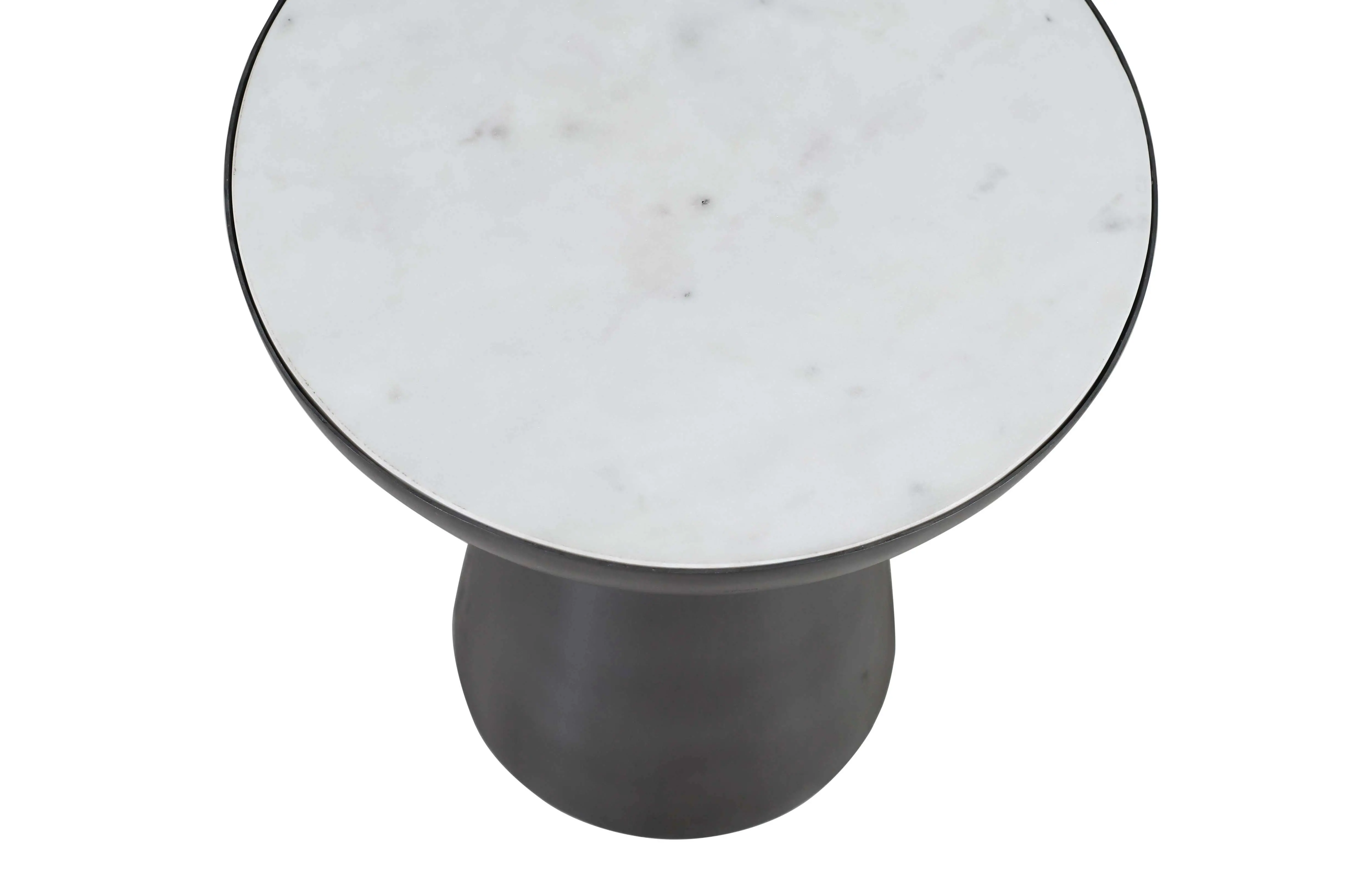 Circularity Black and White Chairside Table-5