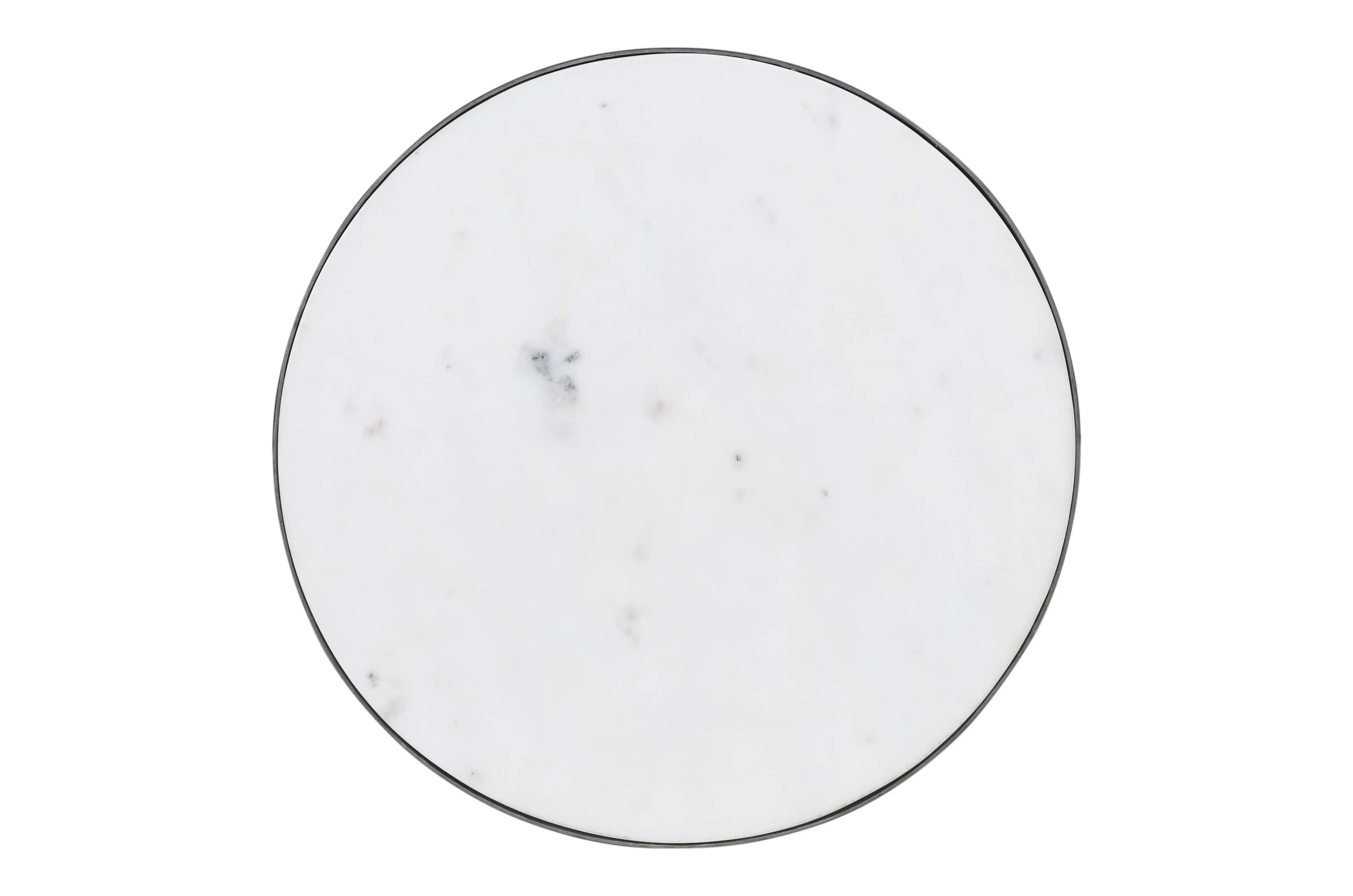 Circularity Black and White Chairside Table-6