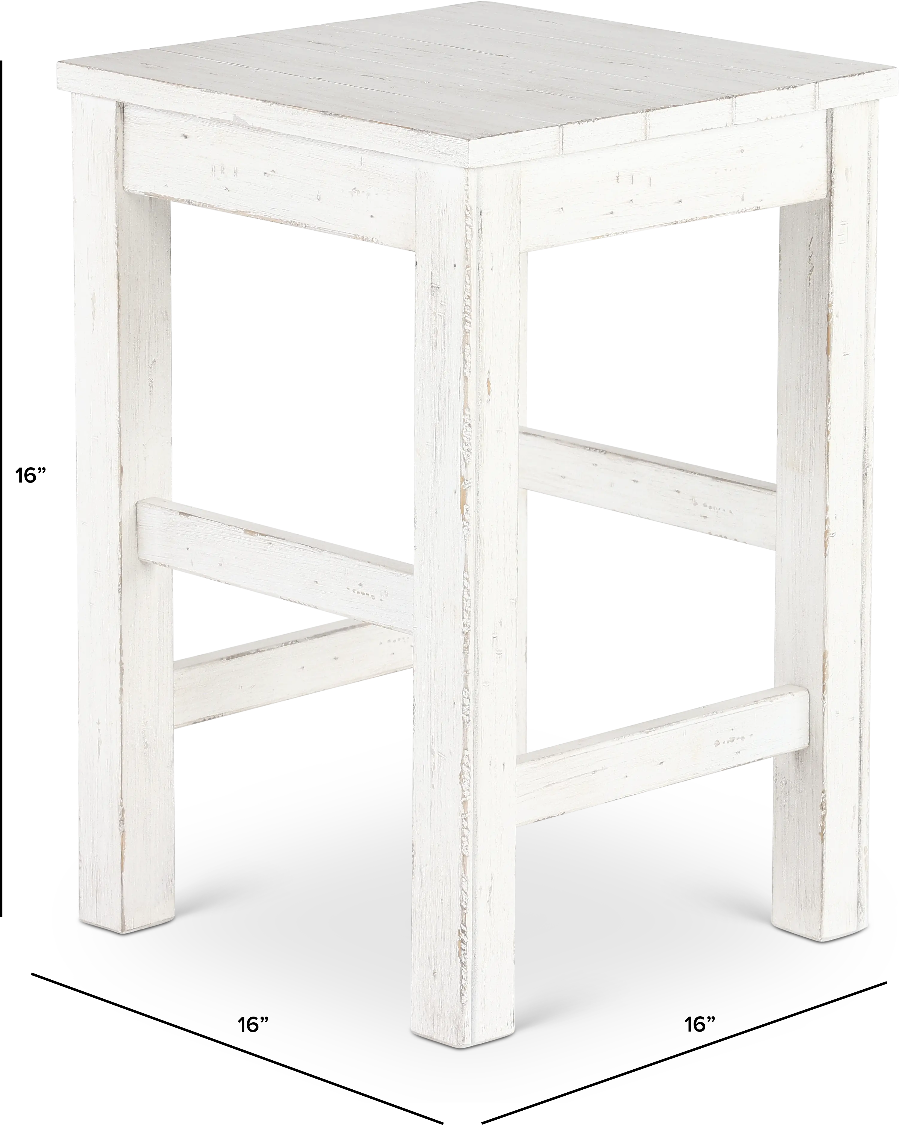 237-OT9000 River Place White Sofa Stool-3