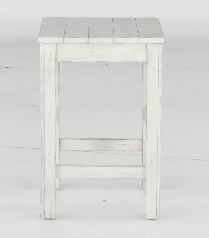 237-OT9000 River Place White Sofa Stool-5