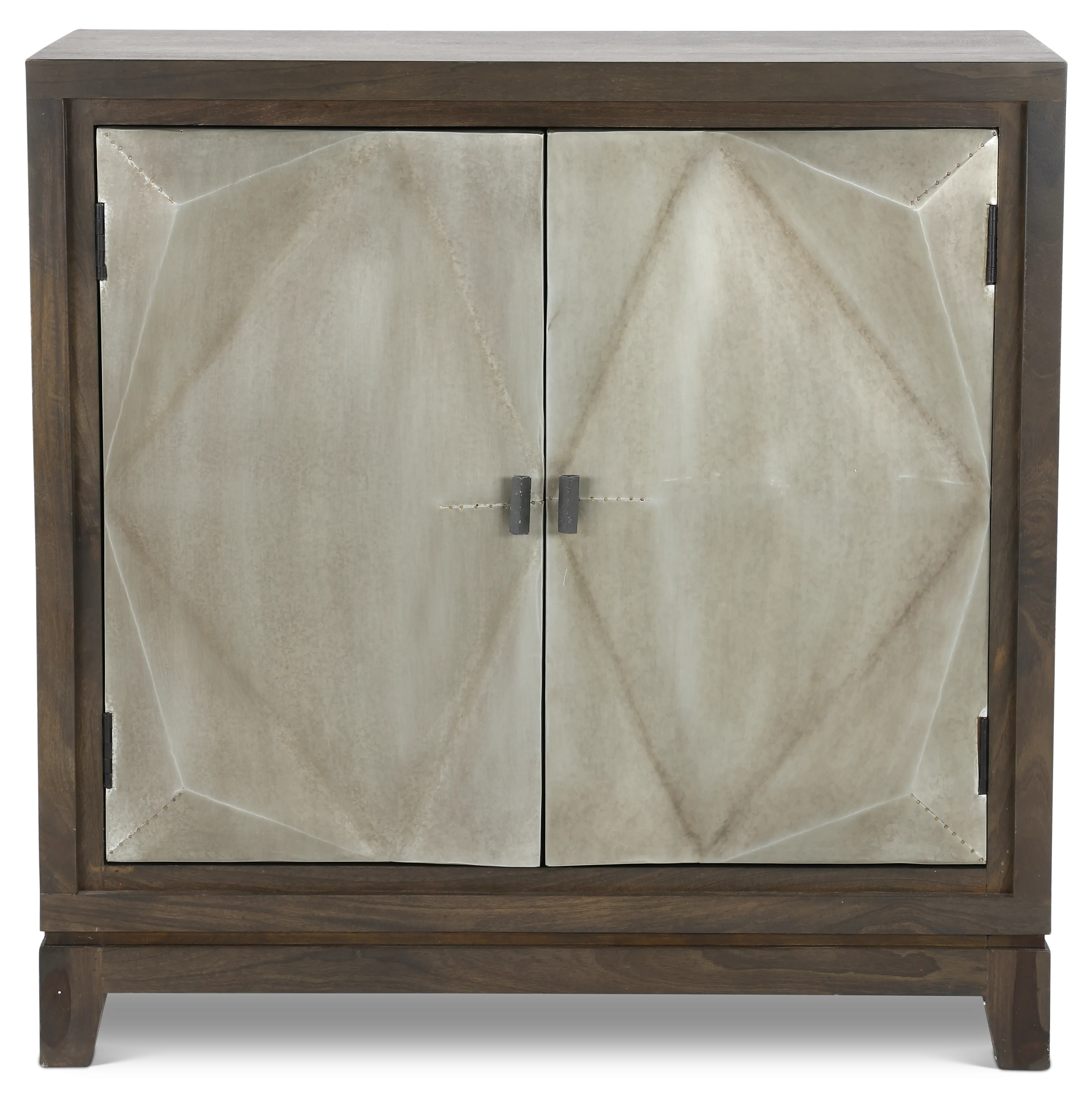 Lessard Dark Brown 2-Door Accent Cabinet-1
