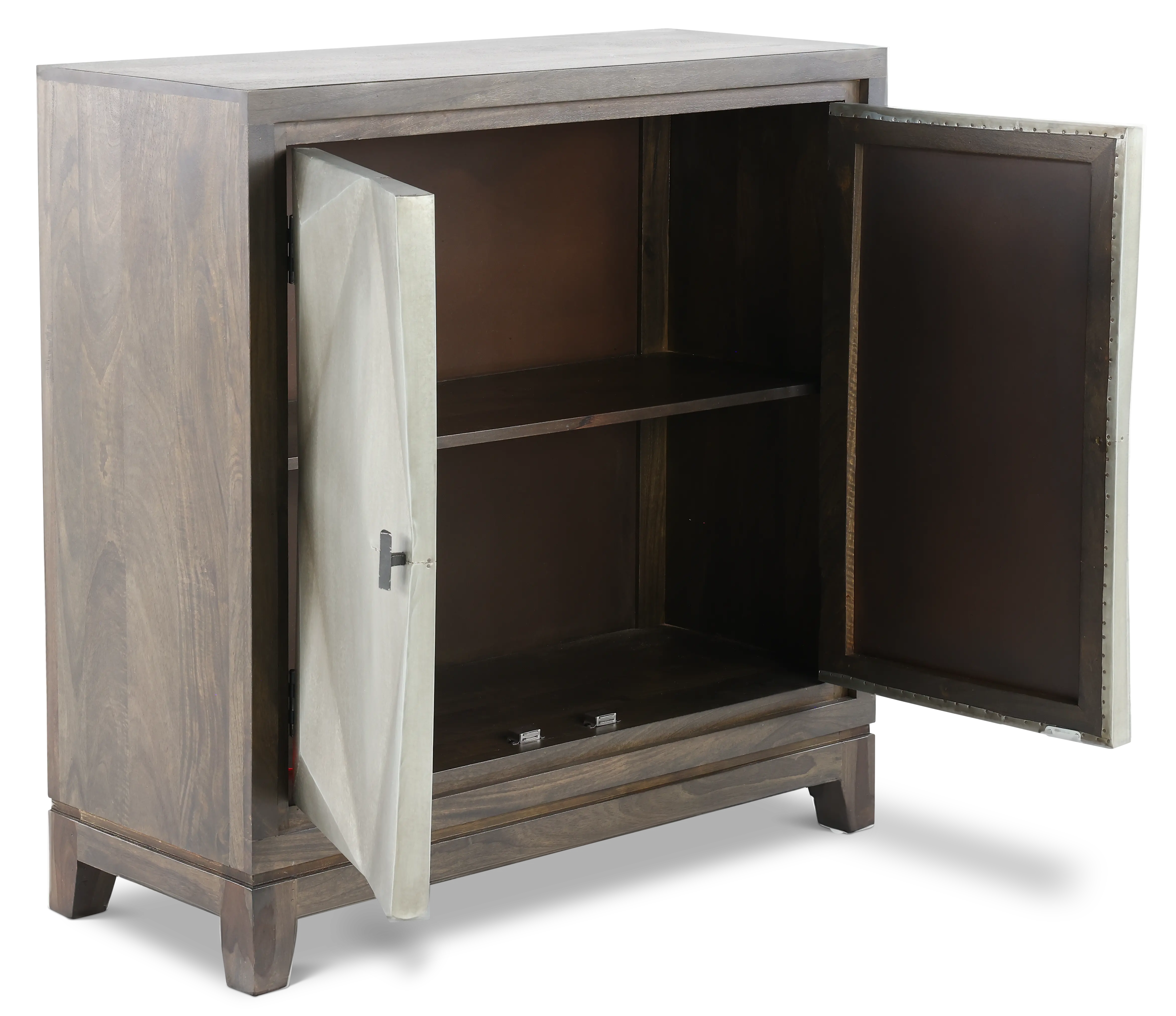 Lessard Dark Brown 2-Door Accent Cabinet-4