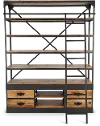Neemrana Rustic Brown 80  Library Bookcase