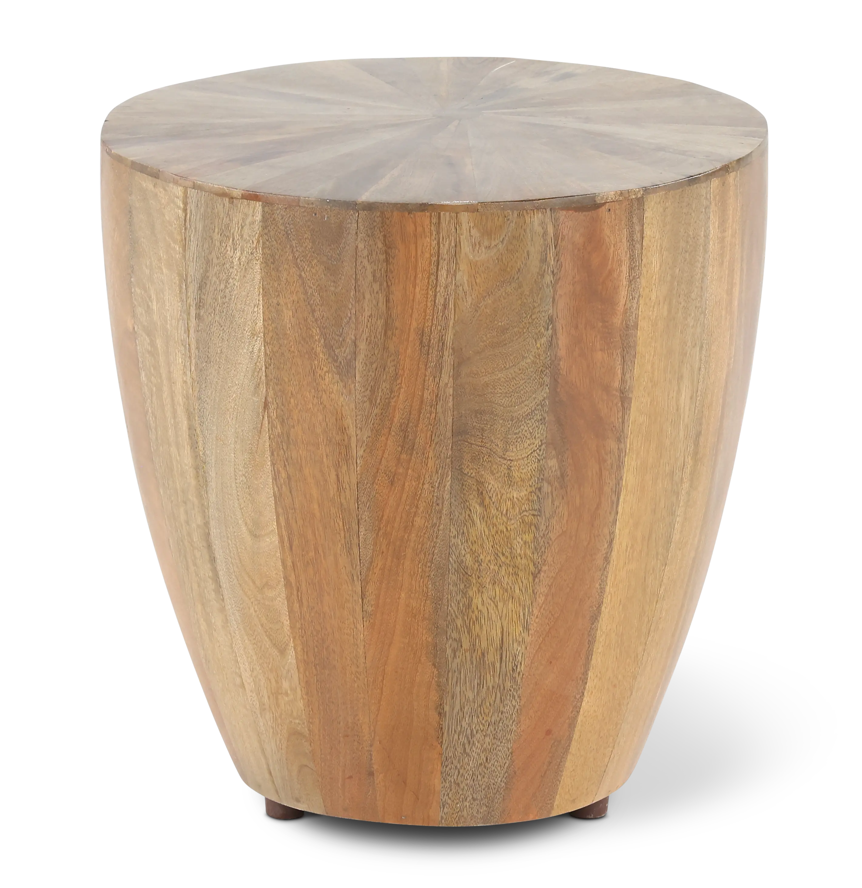 Cayley Natural Mango Wood End Table-1