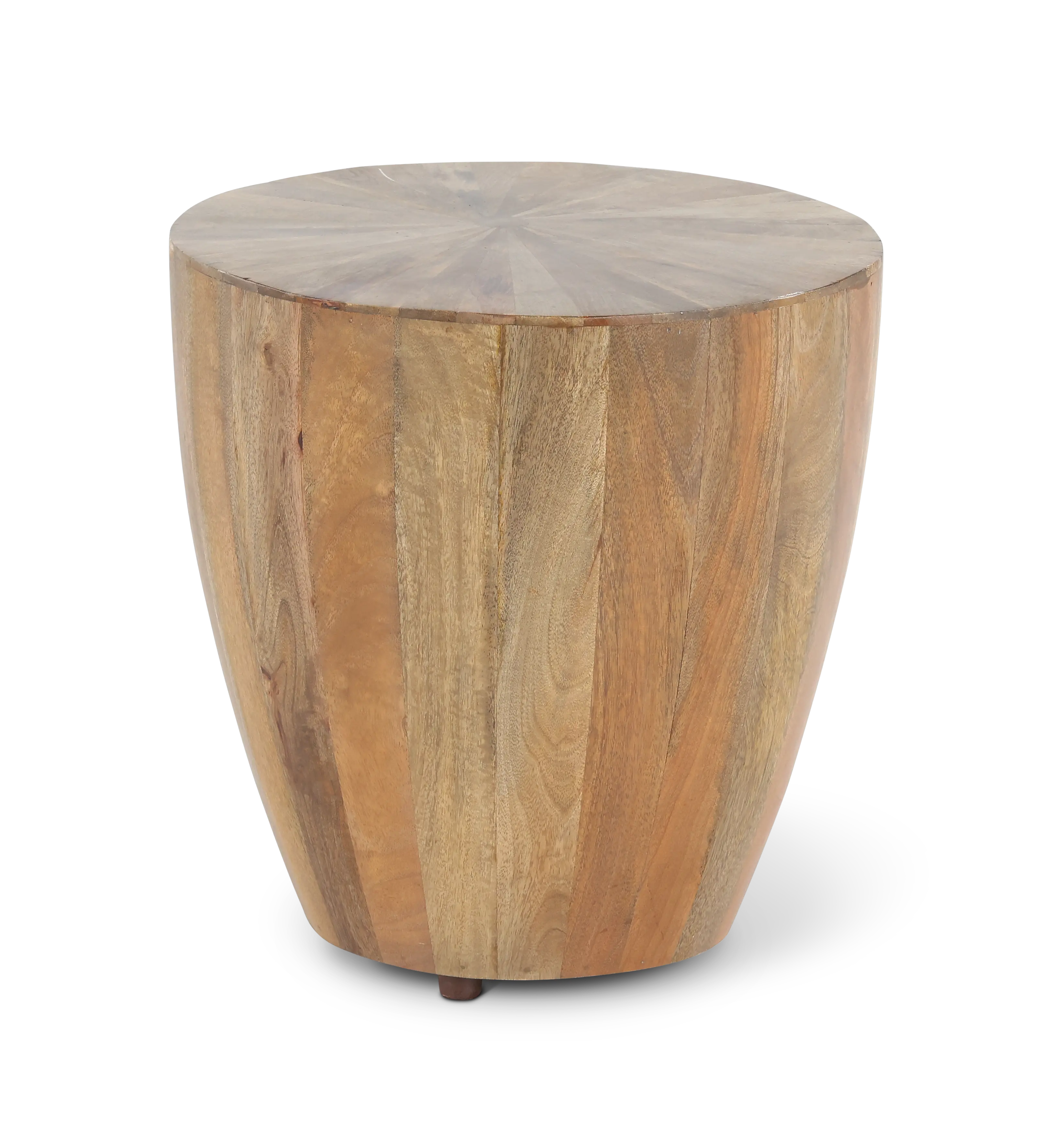 Cayley Natural Mango Wood End Table-2