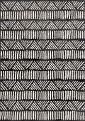 Faira Grey & White Tribal 4 x 6 Area Rug