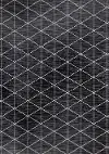 Faira Grey & Cream Geometric 5 x 8 Area Rug