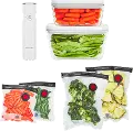 Zwilling Fresh & Save 7-pc Vacuum Sealer Machine Starter Set - Glass