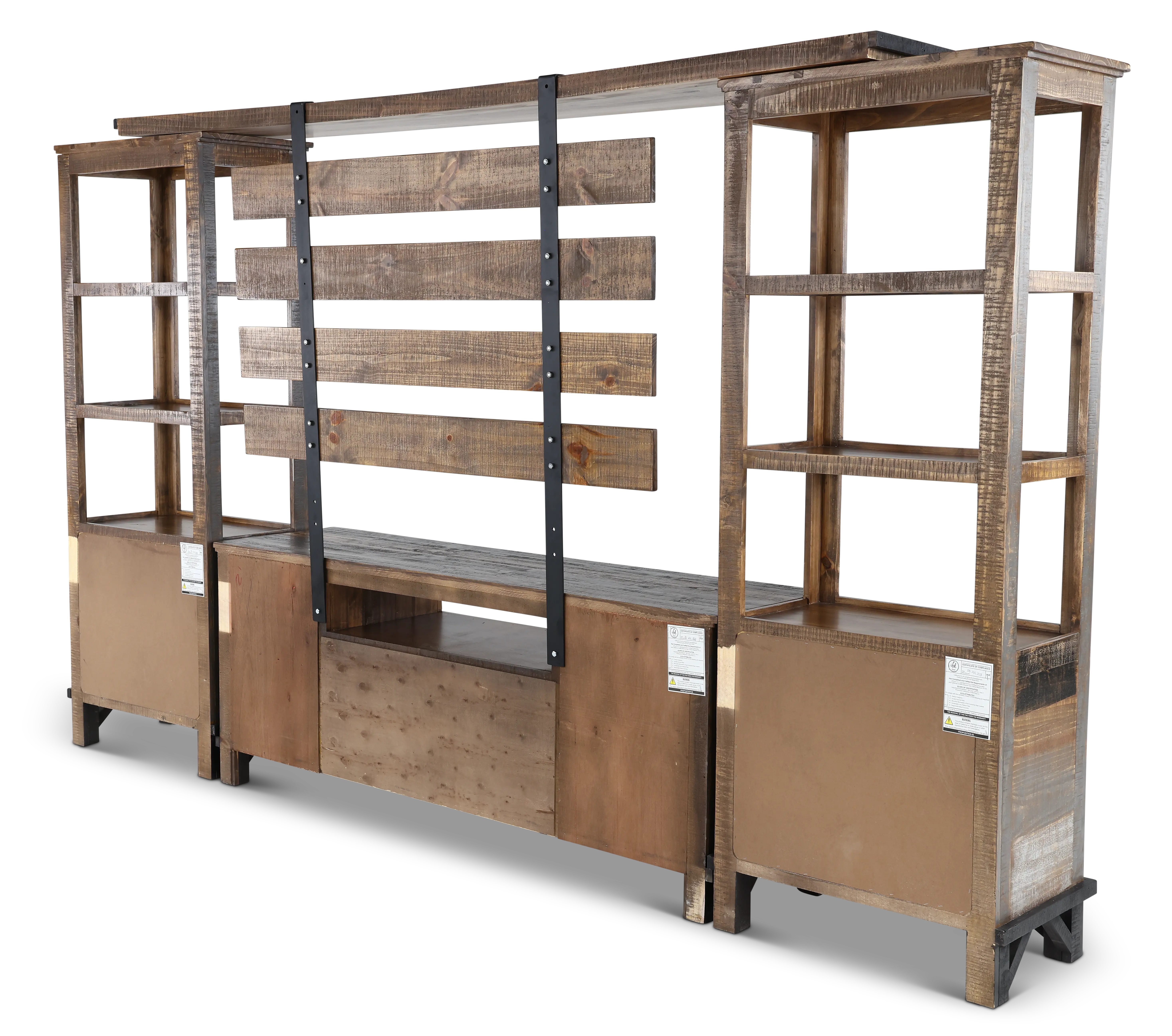 Loft Brown Entertainment Wall-10