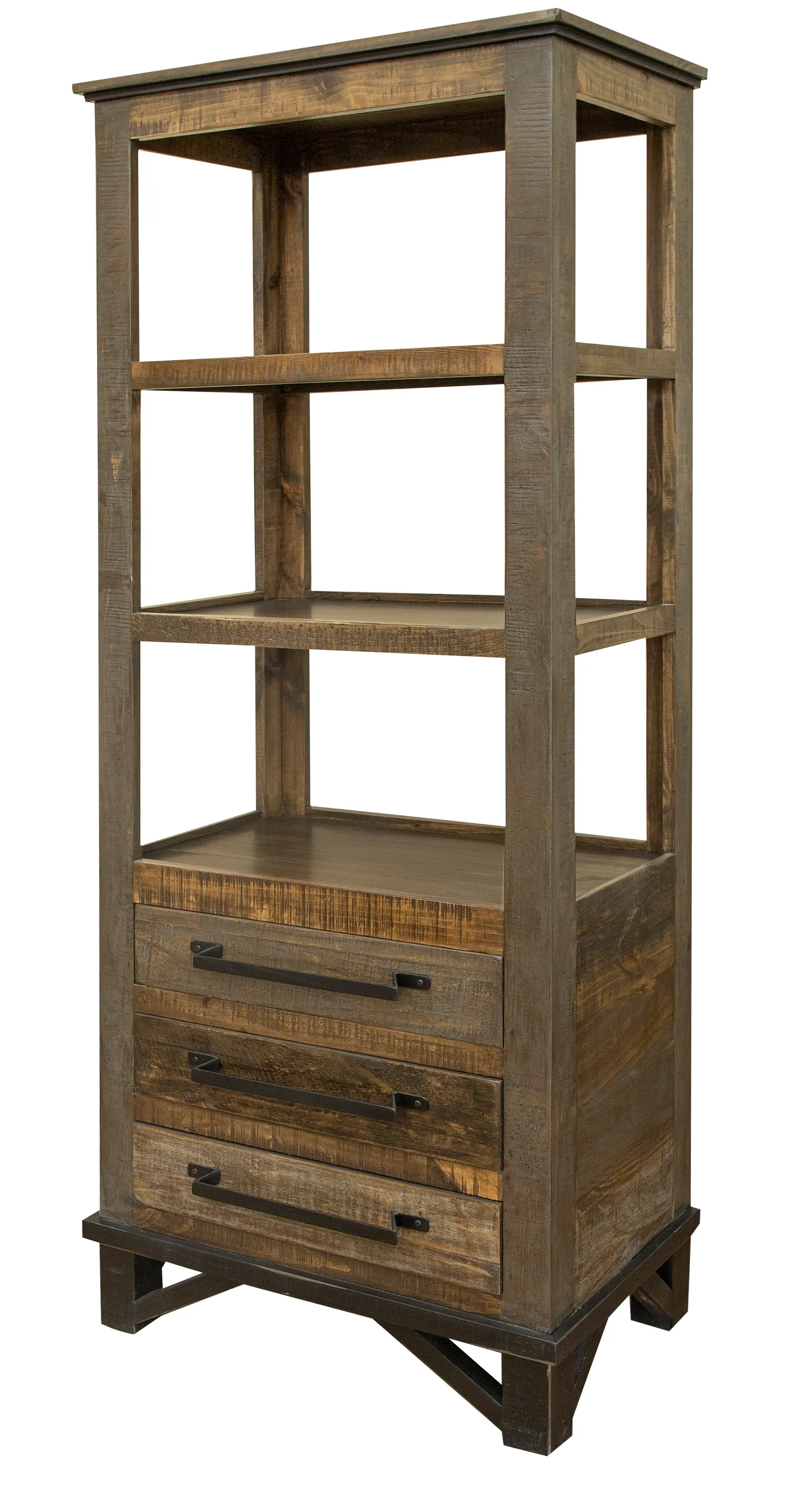 Loft Brown Entertainment Wall-7