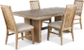 Loft Harbor Weathered Oak 5 Piece Dining Set