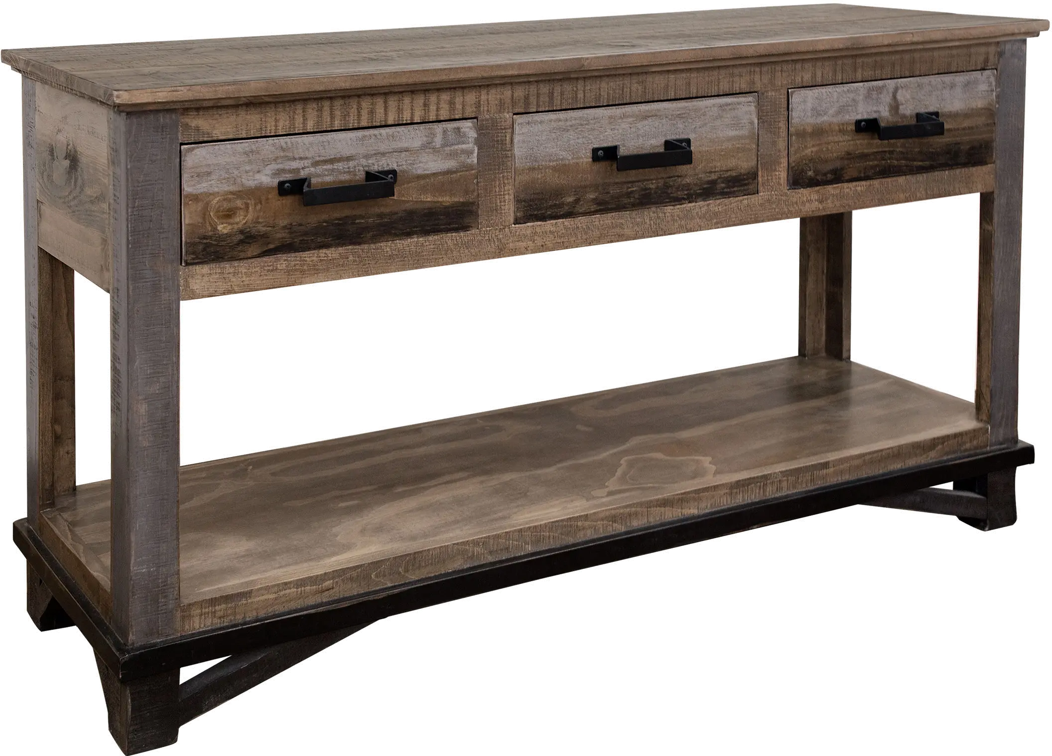 Loft Brown Sofa Table-10