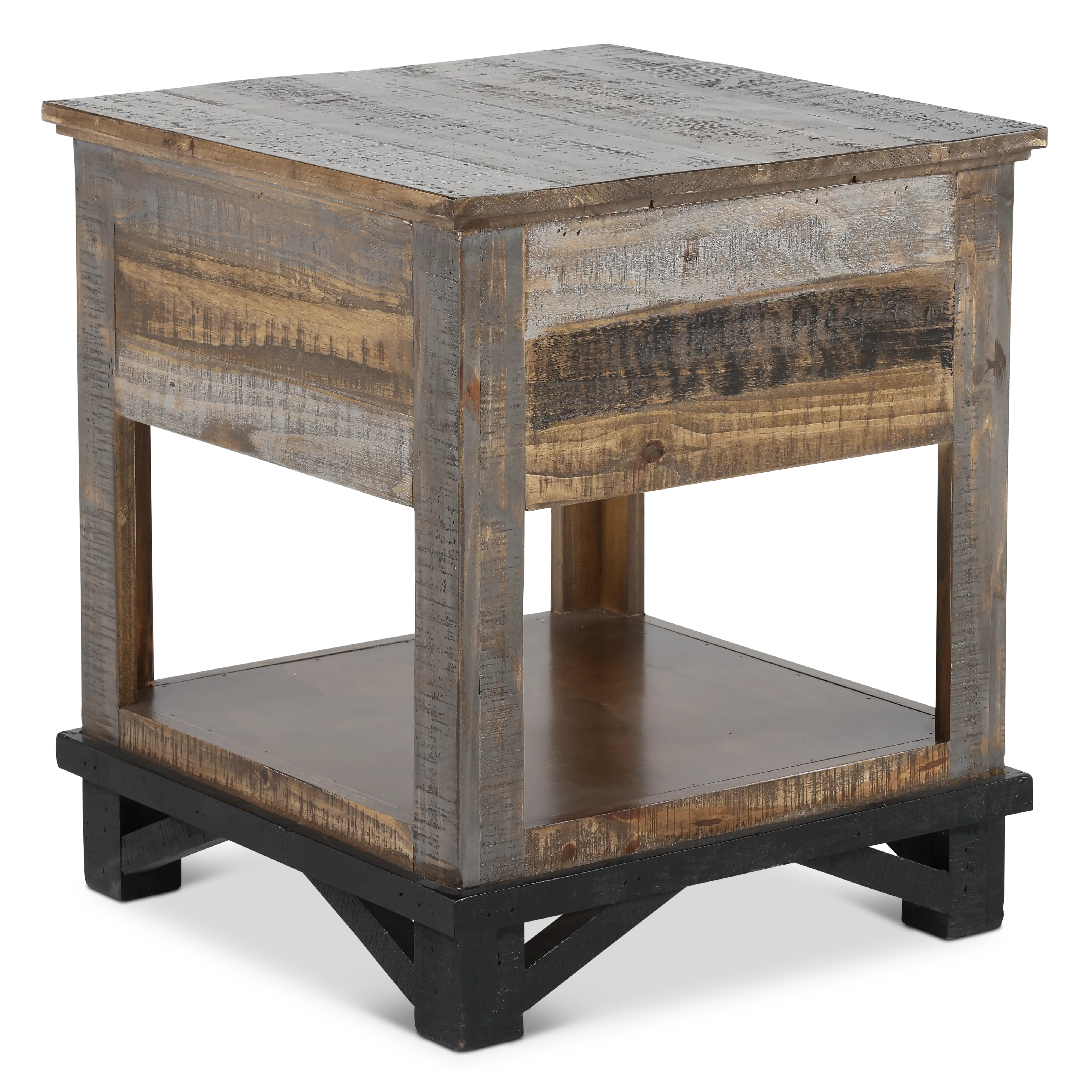 Loft Brown End Table-1