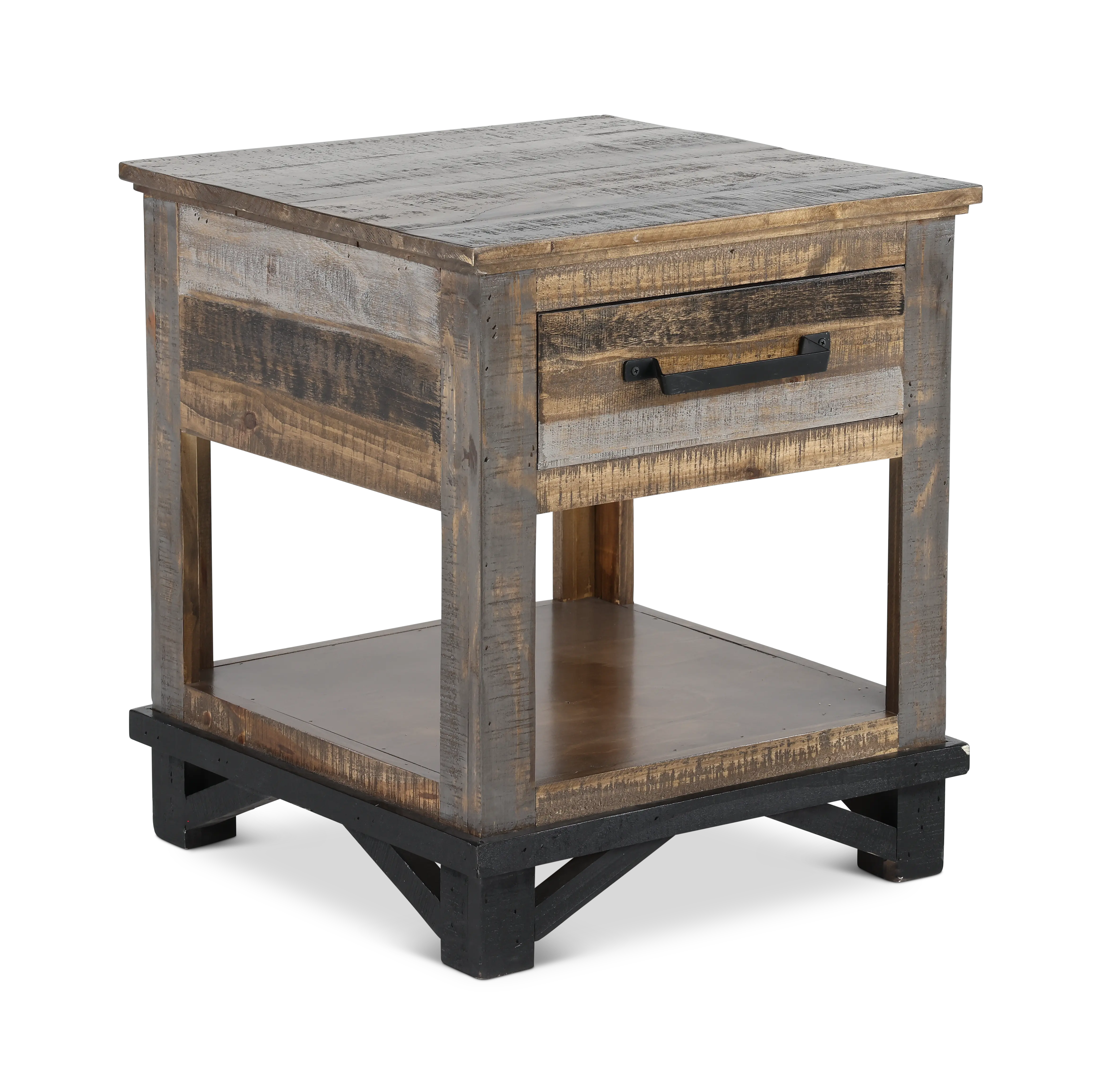 Loft Brown End Table-5