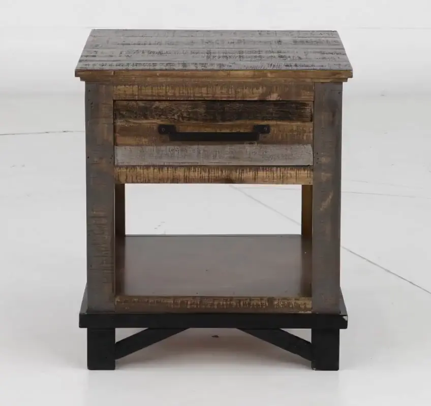 Loft Brown End Table-9