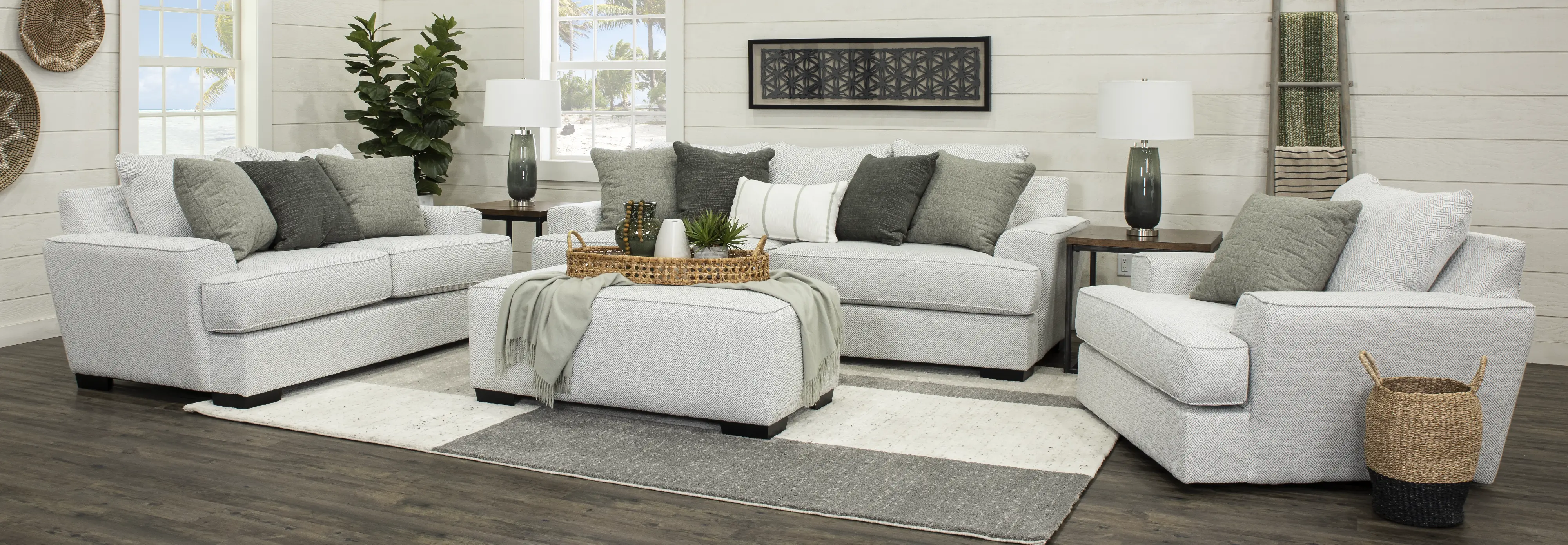RENEGADE2/OT/PEWTER Renegade Pewter Gray Ottoman-2