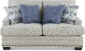 Modern Farmhouse Gray Loveseat