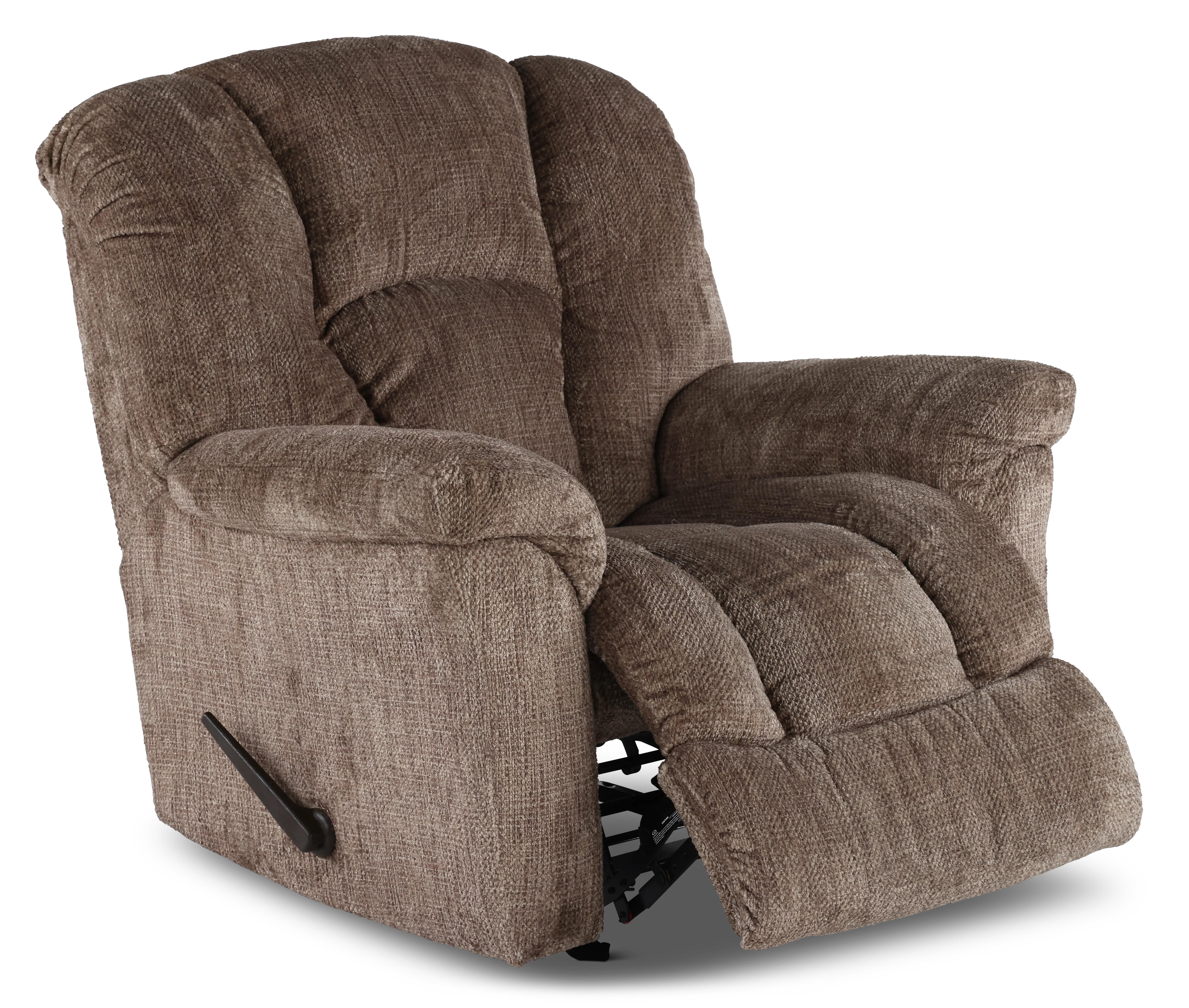 Equalizer Camel Brown Manual Rocker Recliner-5