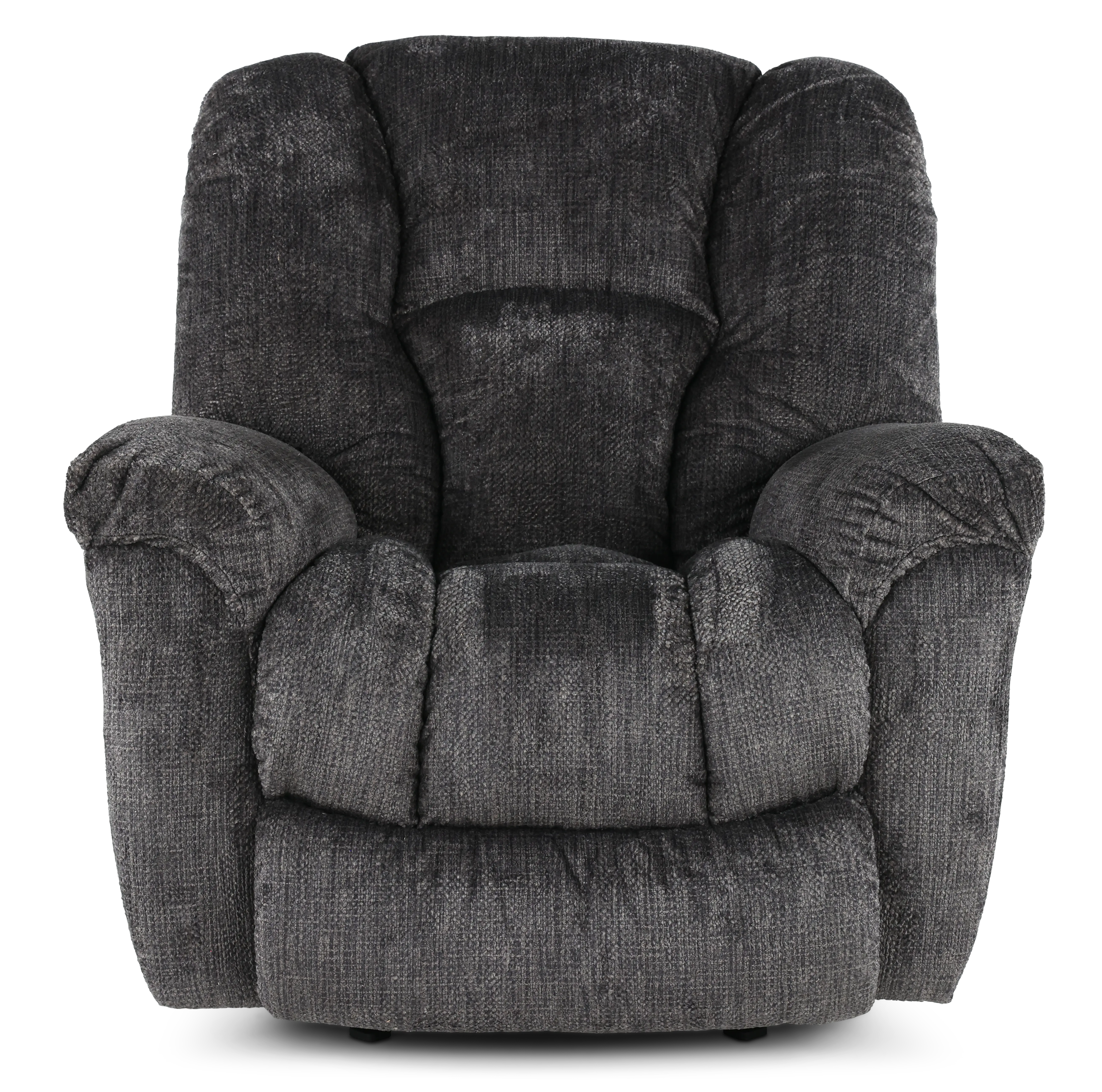 Equalizer Charcoal Gray Manual Rocker Recliner-2