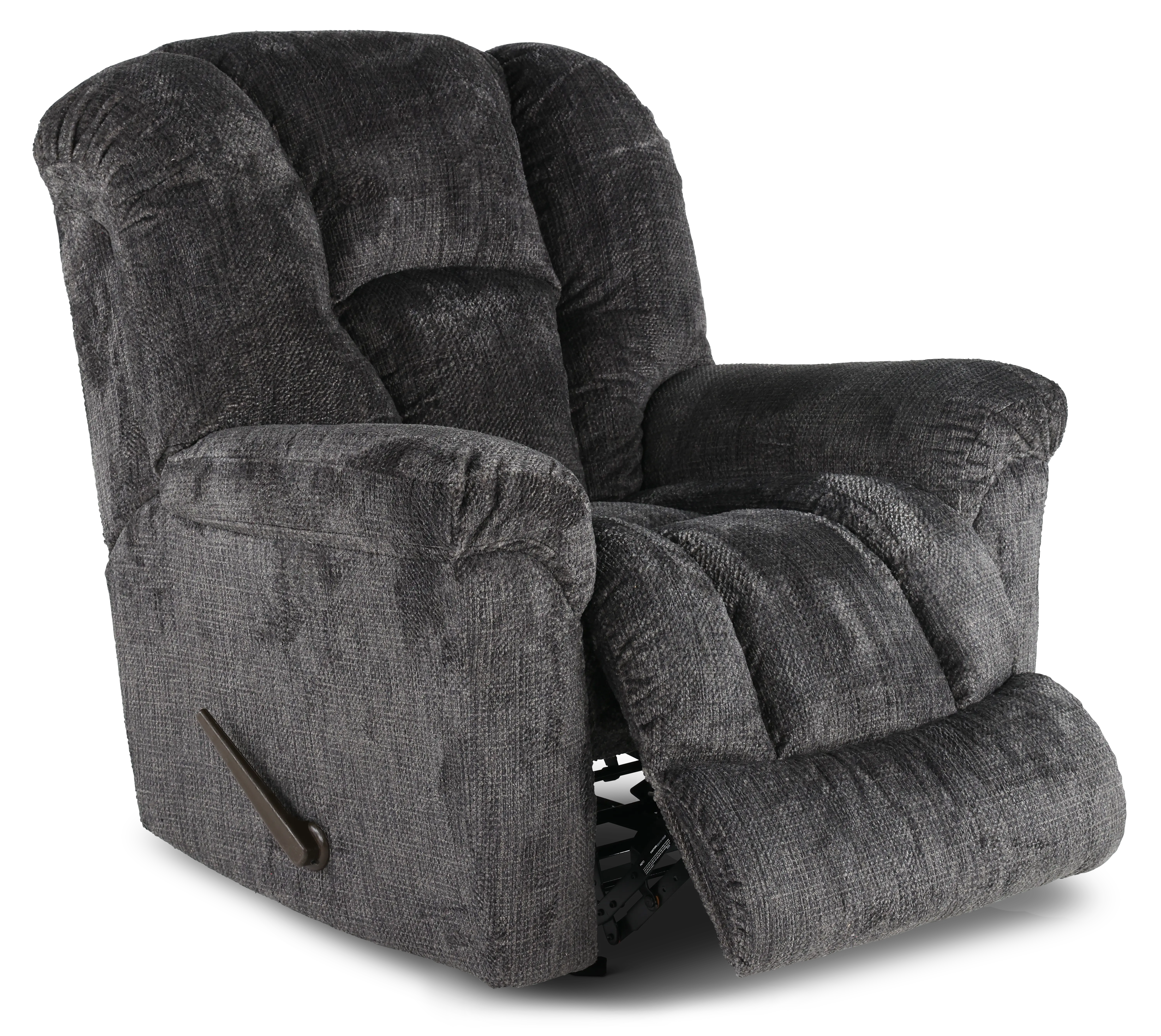 Equalizer Charcoal Gray Manual Rocker Recliner-5