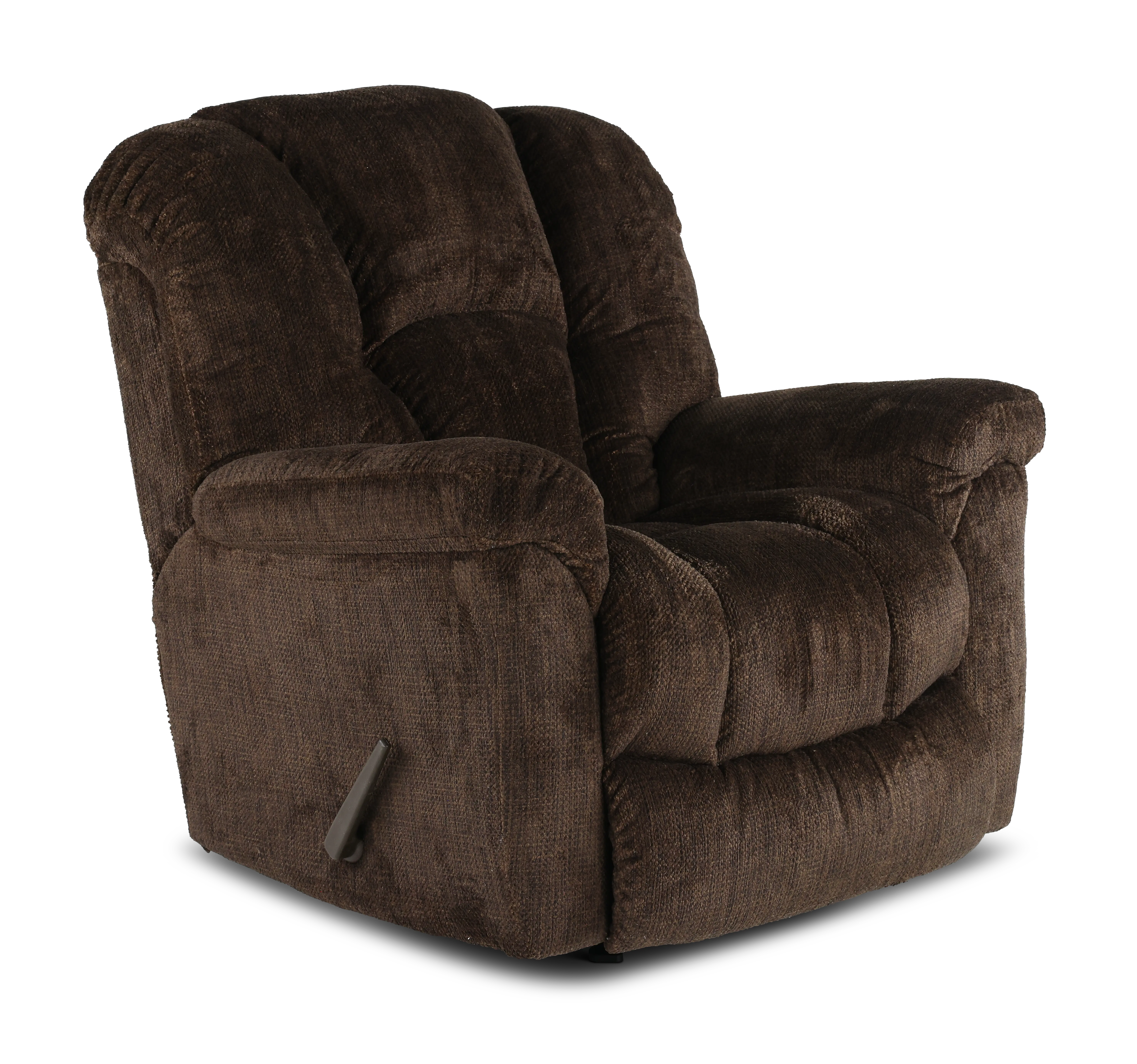 Equalizer Fudge Dark Brown Manual Rocker Recliner-1
