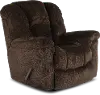 Equalizer Fudge Dark Brown Manual Rocker Recliner