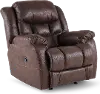 Blockbuster Brown Power Rocker Recliner