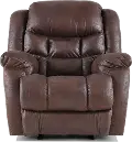 Blockbuster Brown Power Rocker Recliner