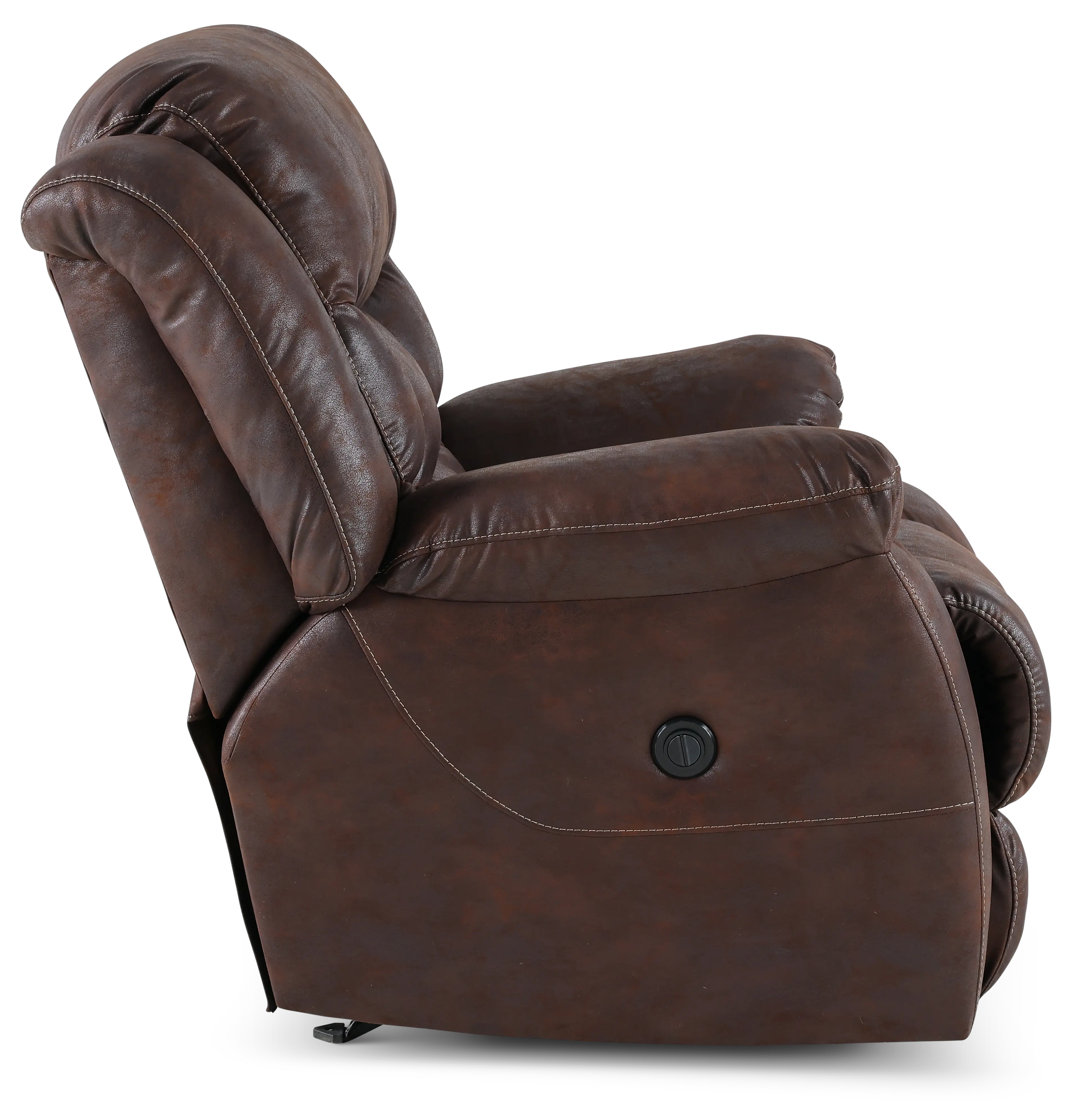 Blockbuster Brown Power Rocker Recliner-5