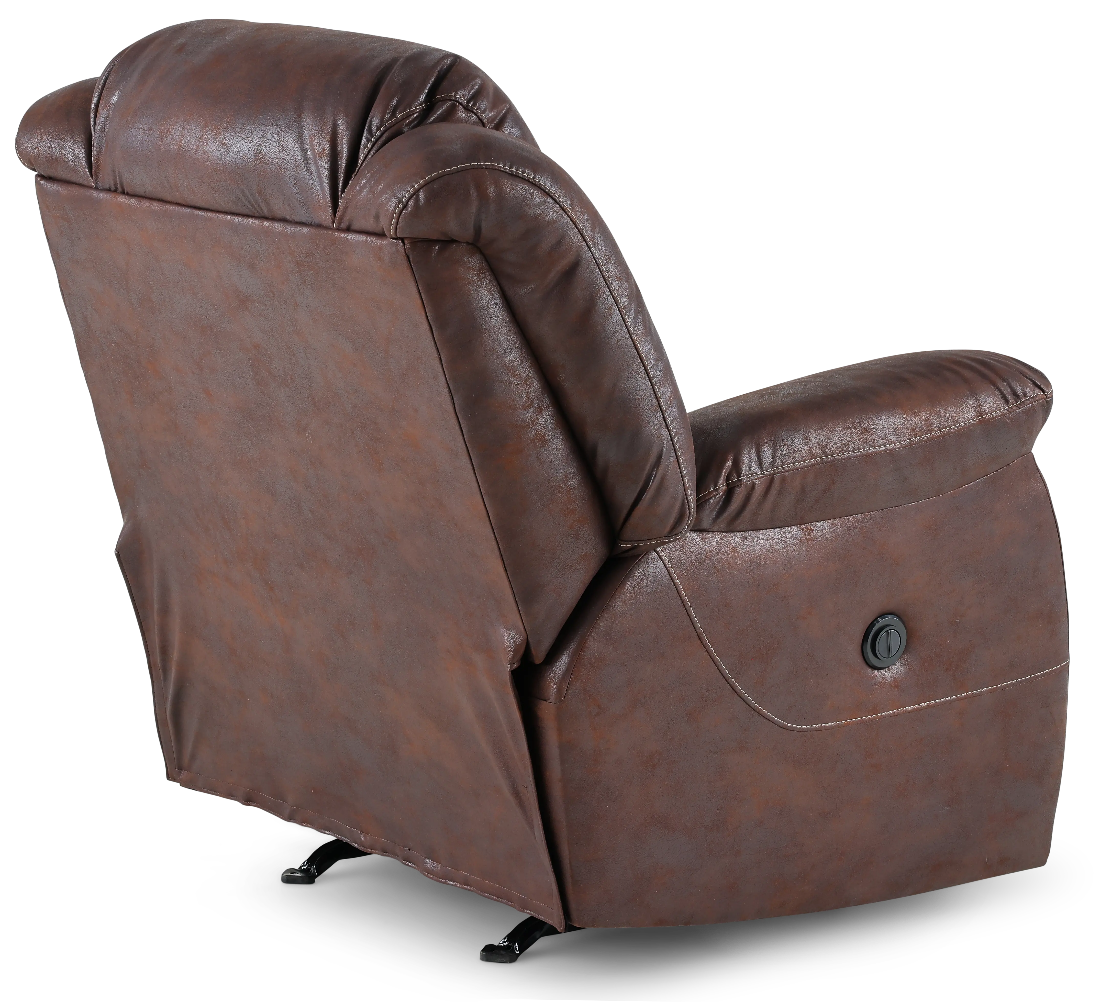 Blockbuster Brown Power Rocker Recliner-6