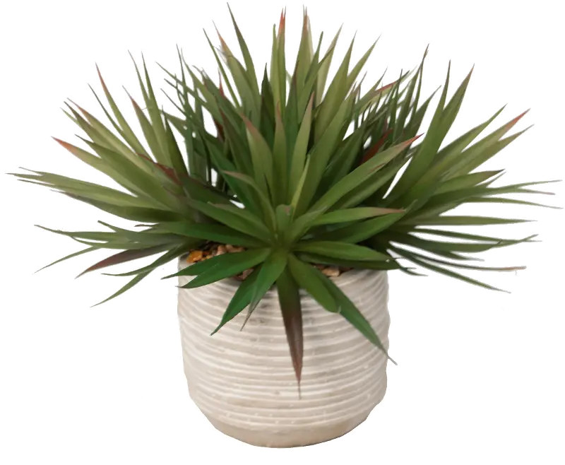 Faux Spikey Succulent in Stone Pot