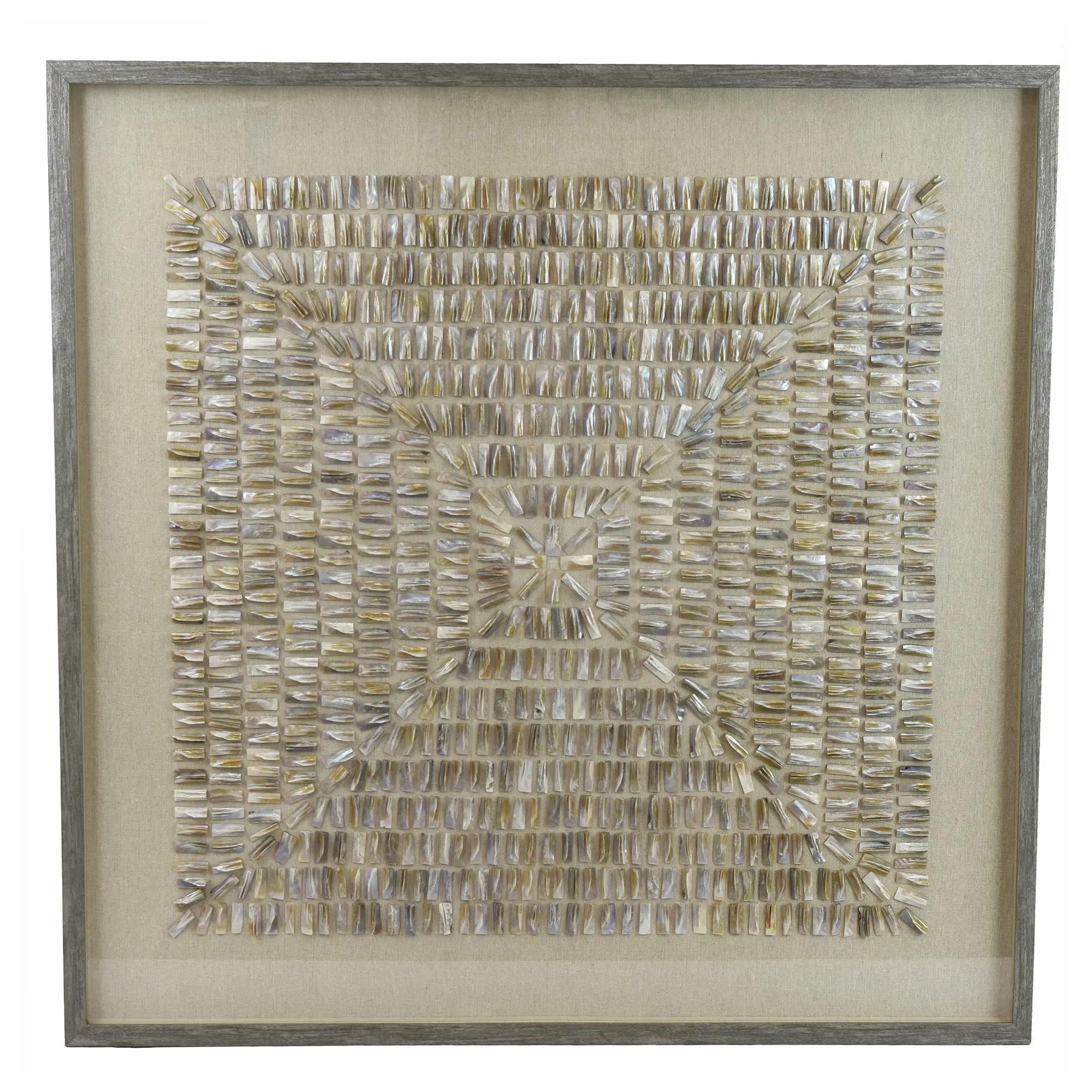 35.5 Natural Fiber Framed Wall Art-1
