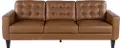 Cameron Brown Leather Sofa
