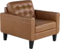 Cameron Brown Leather Chair