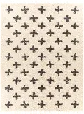 BBE2310-710103-7X10 Berber 8 x 10 Contemporary Swiss Cream Shag Rug