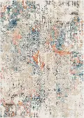 PUN2302-710103/PUNE Pune 8 x 10 Deep Teal Modern Area Rug