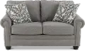 Simplicity Gray Loveseat