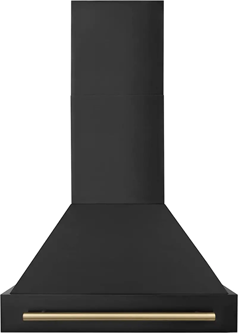 ZLINE 30 Inch Chimney Range Hood - Black Stainless Steel