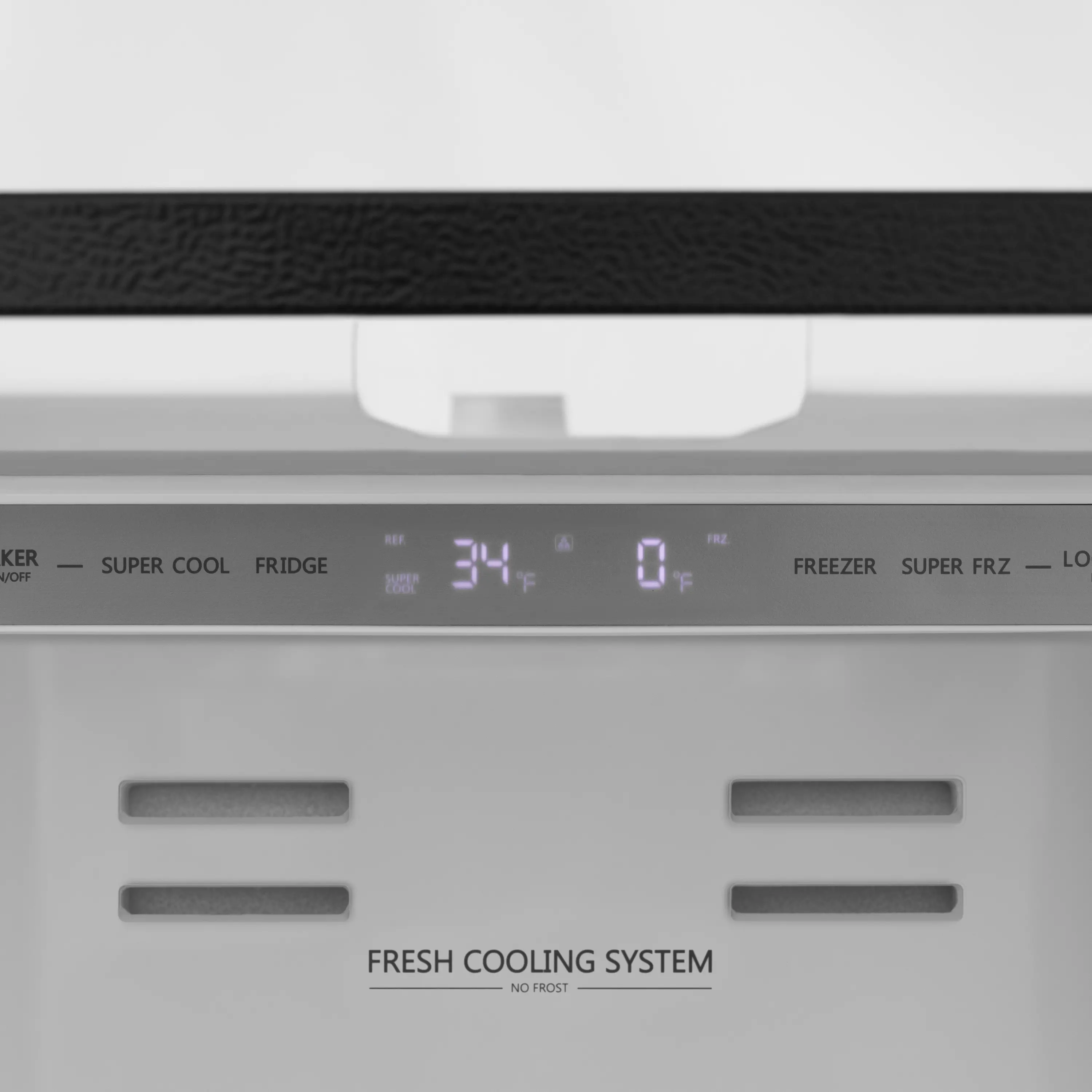 RFM-36-BS ZLINE 36 22.5 cu ft French Door Refrigerator - Black Stainless Steel Counter Depth-9