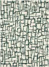 92556-60140/CAS-8X11 Soiree 8 x 11 Casa Mila Abstract Green Area Rug