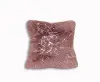 Scattered Rose and Silver Accent Pillow