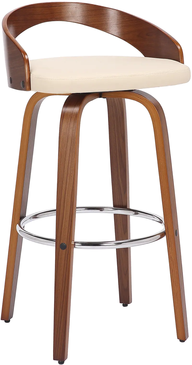 Sonia Cream Swivel Bar Stool